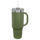 40 oz Tumbler with Handle (10 color options)