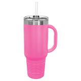 40 oz Tumbler with Handle (10 color options)