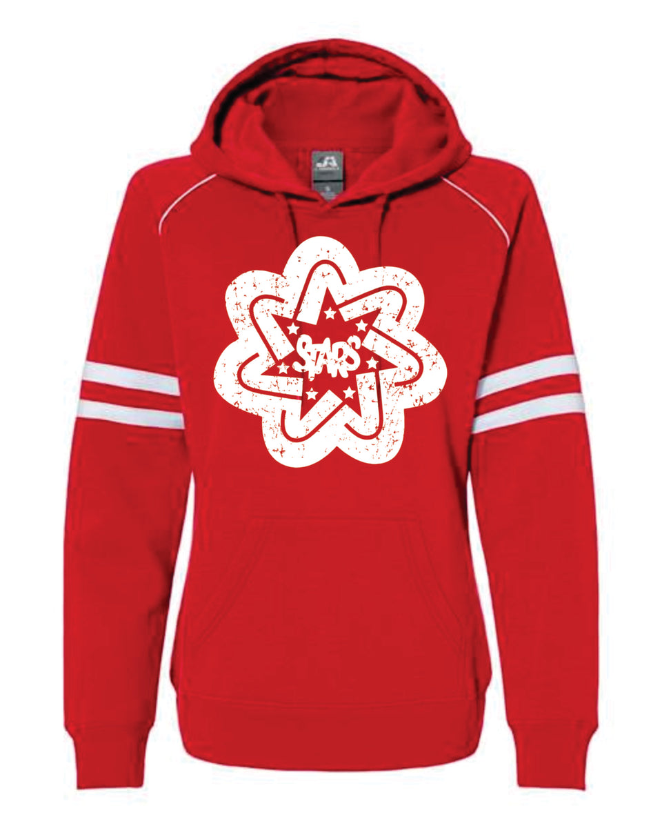 K - LADIES Striped Varsity Hoodie - Dance Force 2023 – Marketing Matters