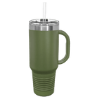 40 oz Tumbler with Handle (10 color options)