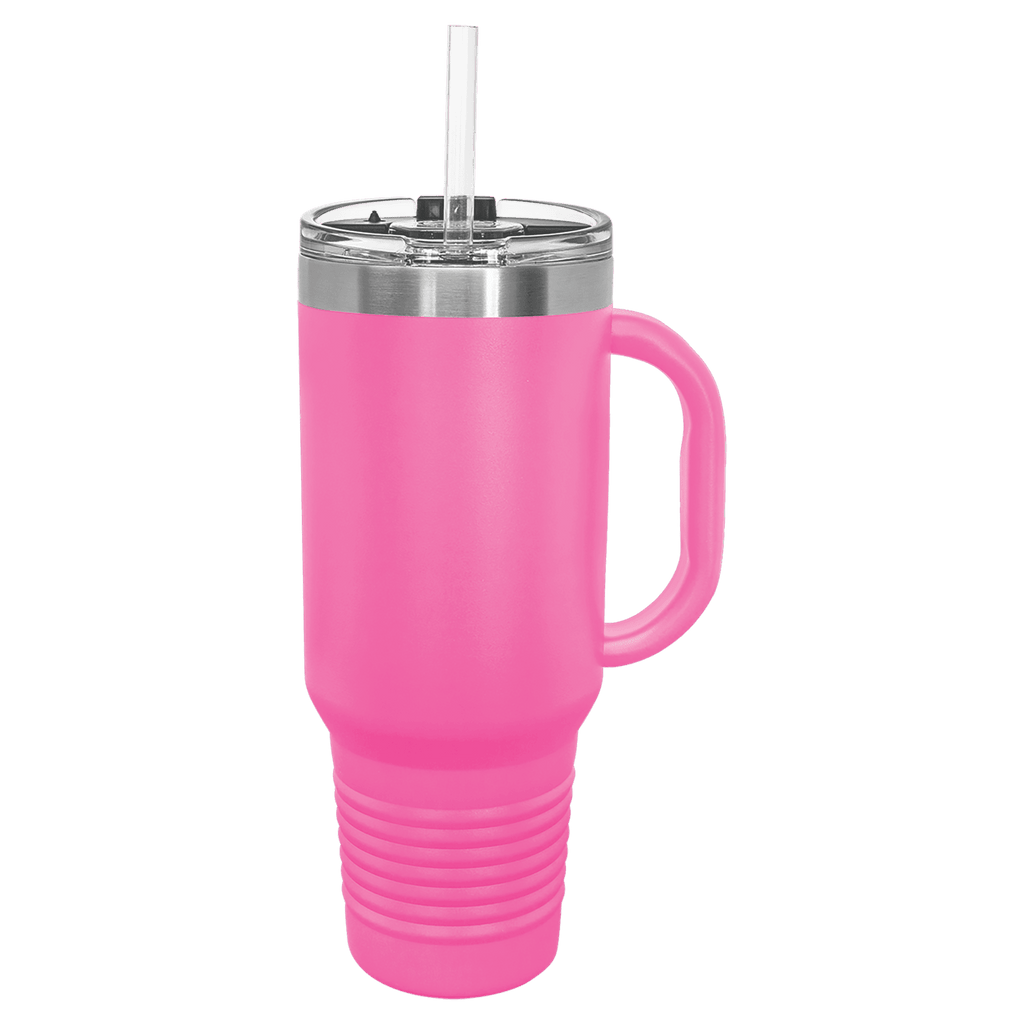 40 oz Tumbler with Handle (10 color options)