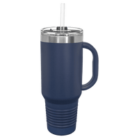 40 oz Tumbler with Handle (10 color options)