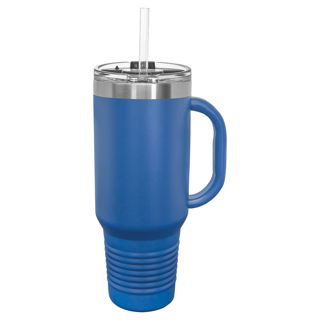 40 oz Tumbler with Handle (10 color options)