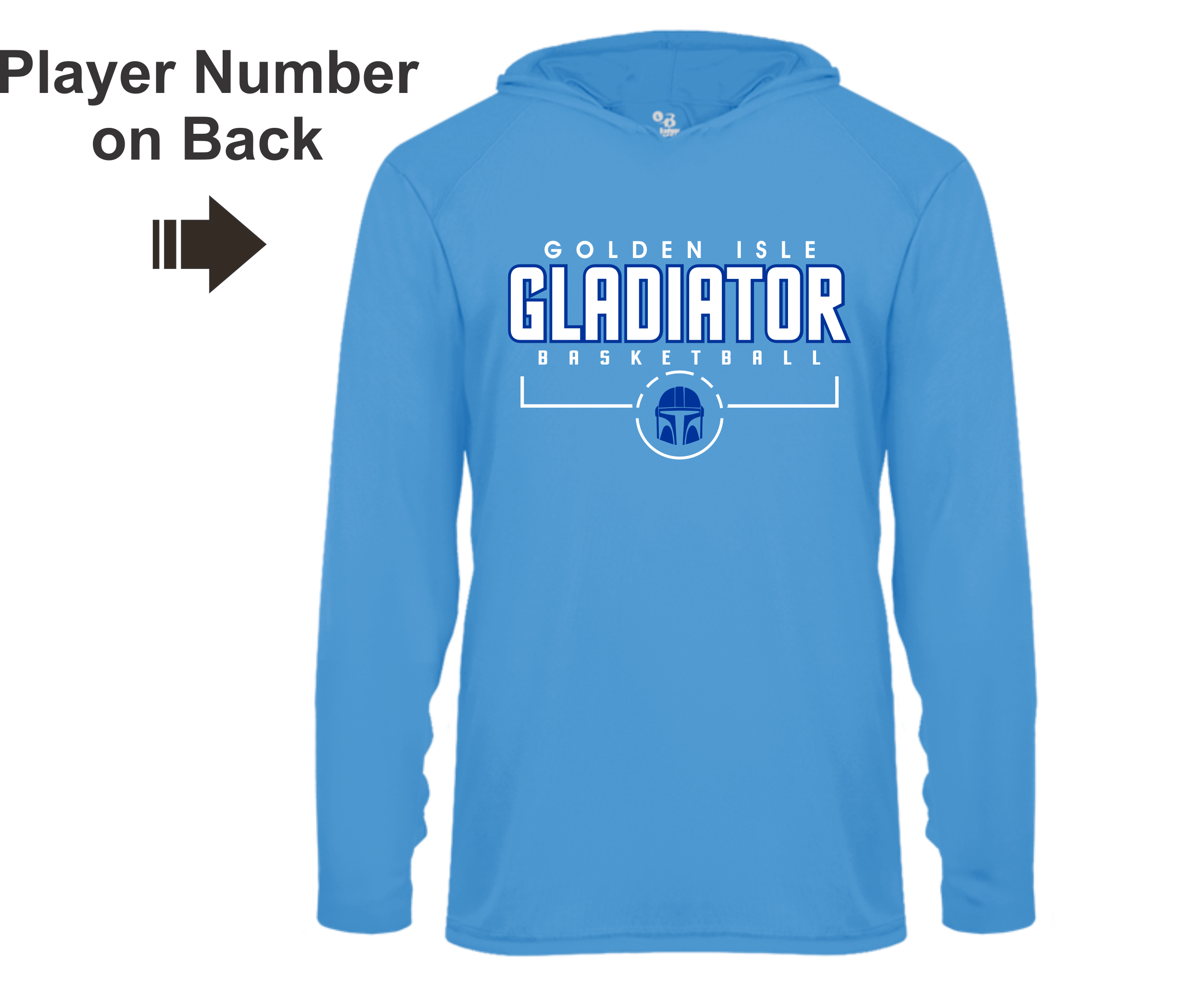 J - Gladiator Hooded Shooter Shirt - Gladiator 2023