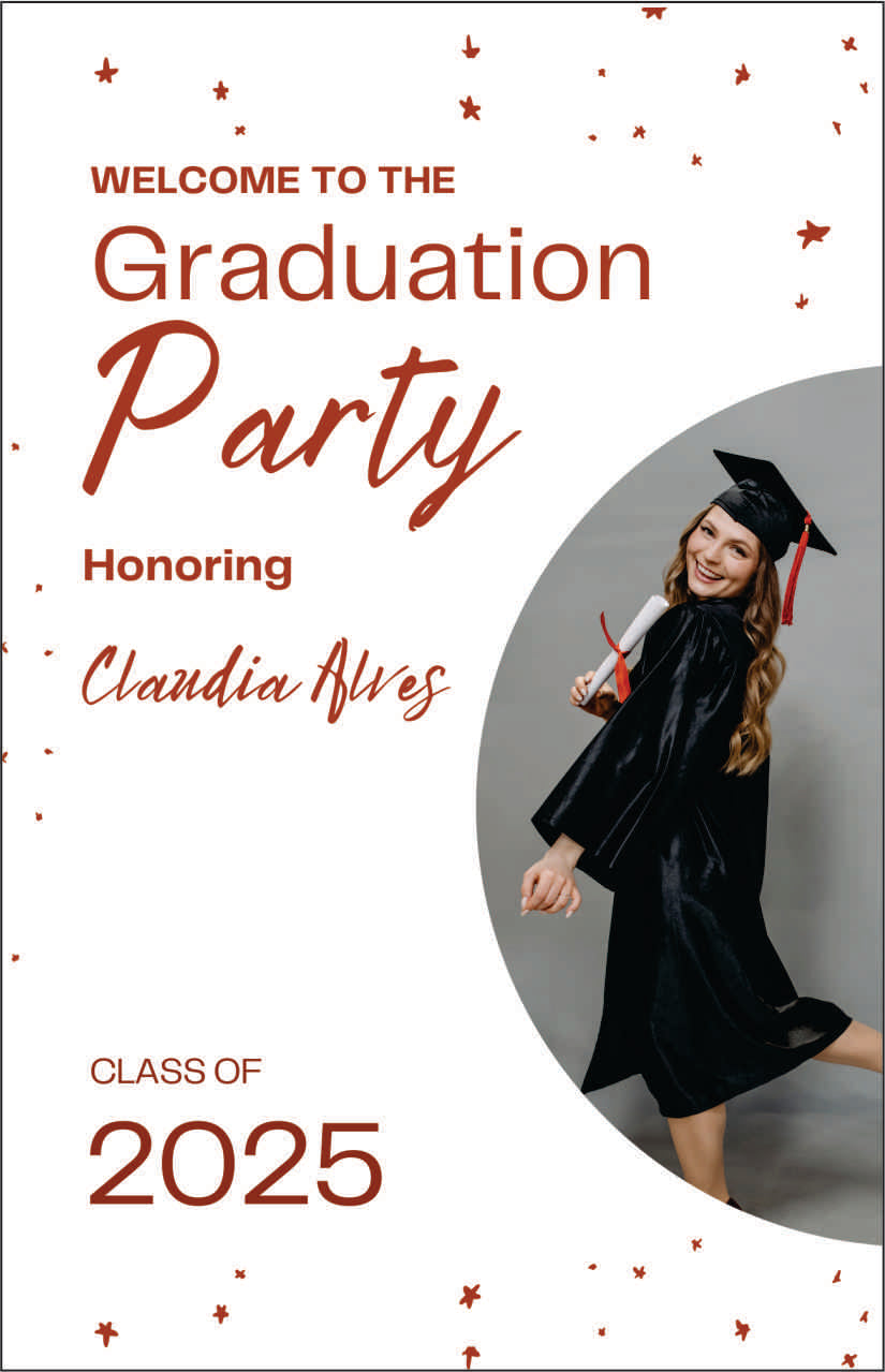 Graduation Welcome Board (6 Designs To Customize)