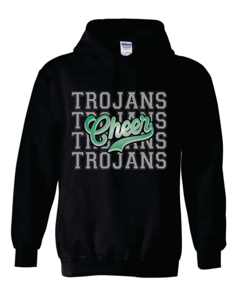 D - Black Glitter Sweatshirt - TRI NORTH CHEER