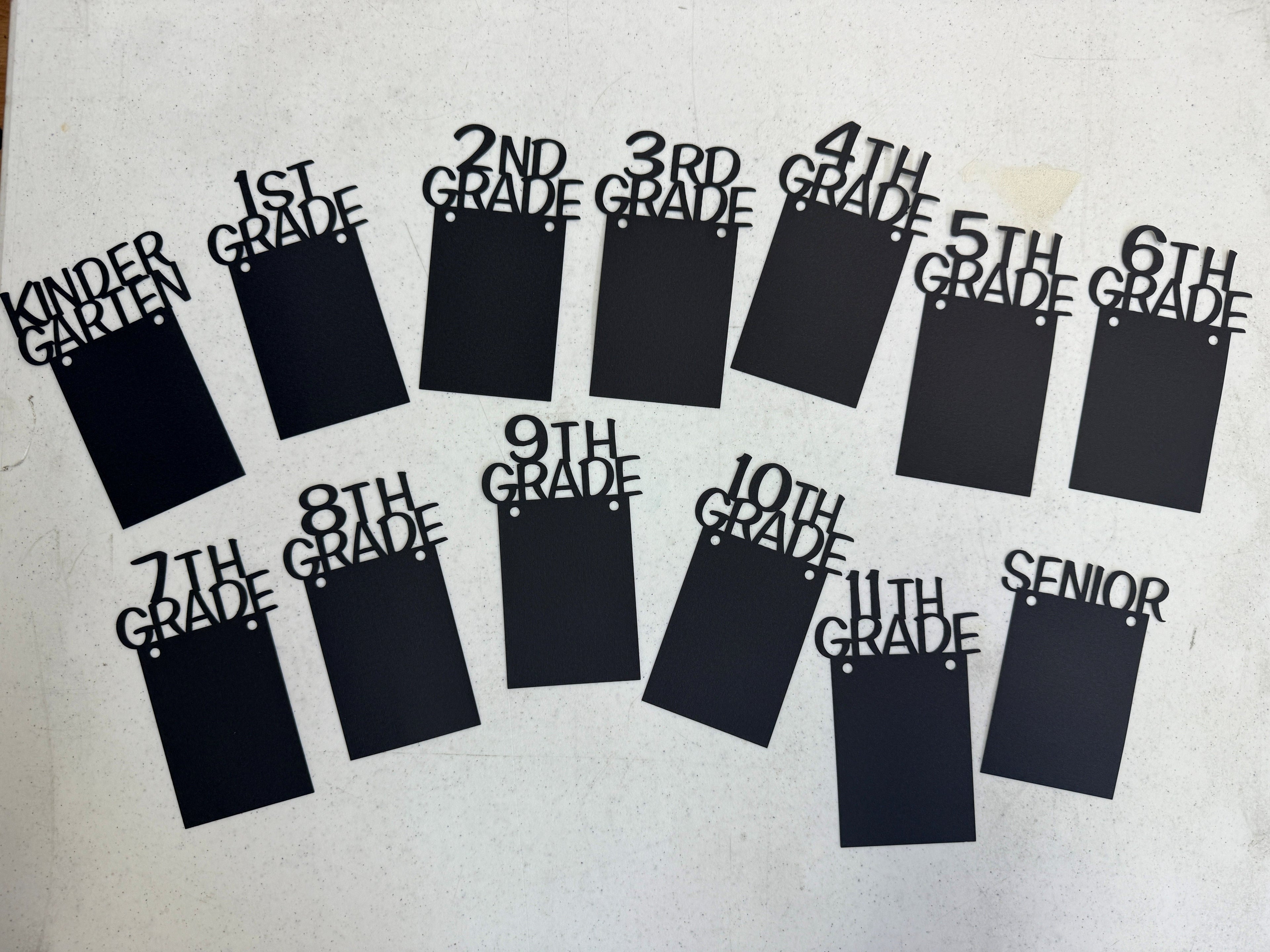 "Through the School Years" Frames