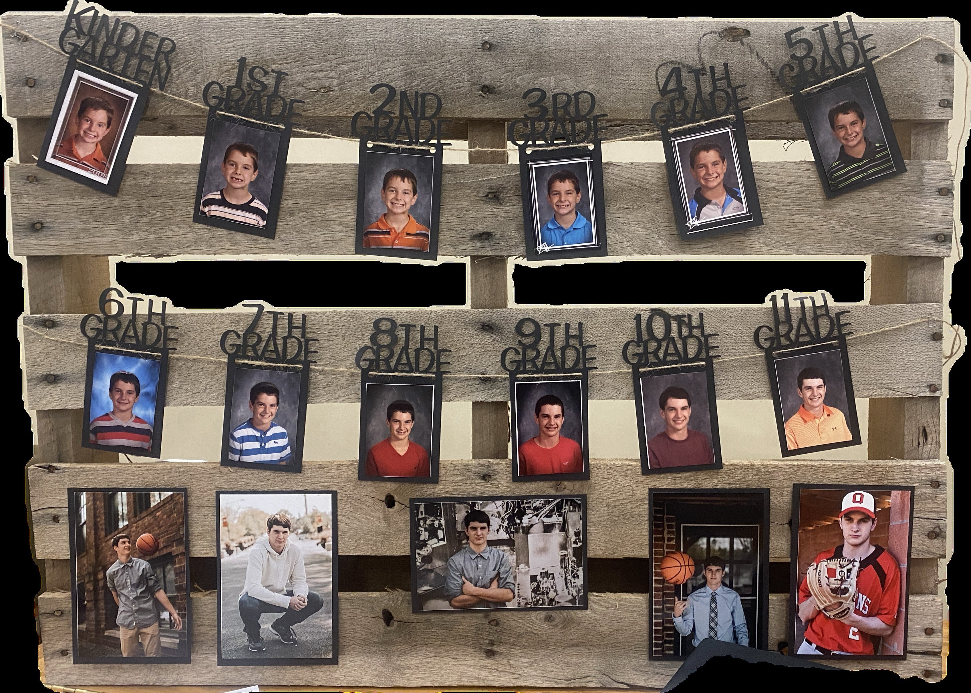 "Through the School Years" Frames