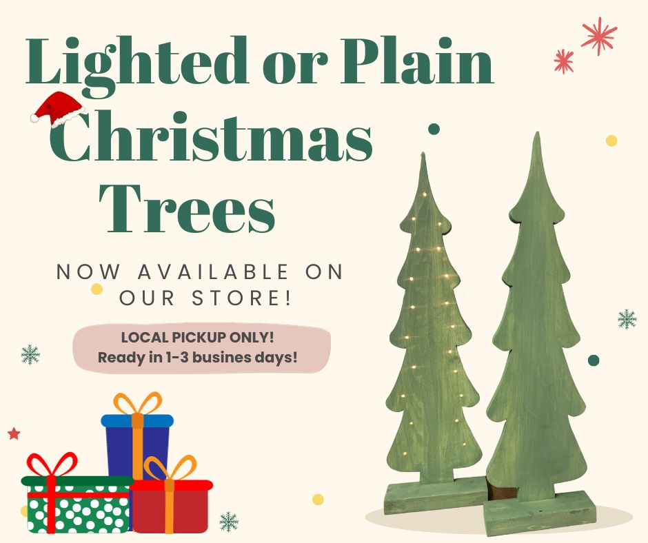 2.5 Wood Christmas Tree - LOCAL PICKUP ONLY