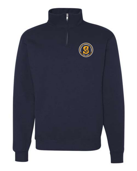 DD - Navy 1/2 Zip Fleece Sweatshirt - Springville Academy
