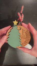 25 Day Countdown to Christmas Ornament