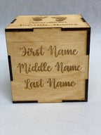Birth Announcement Wood Block