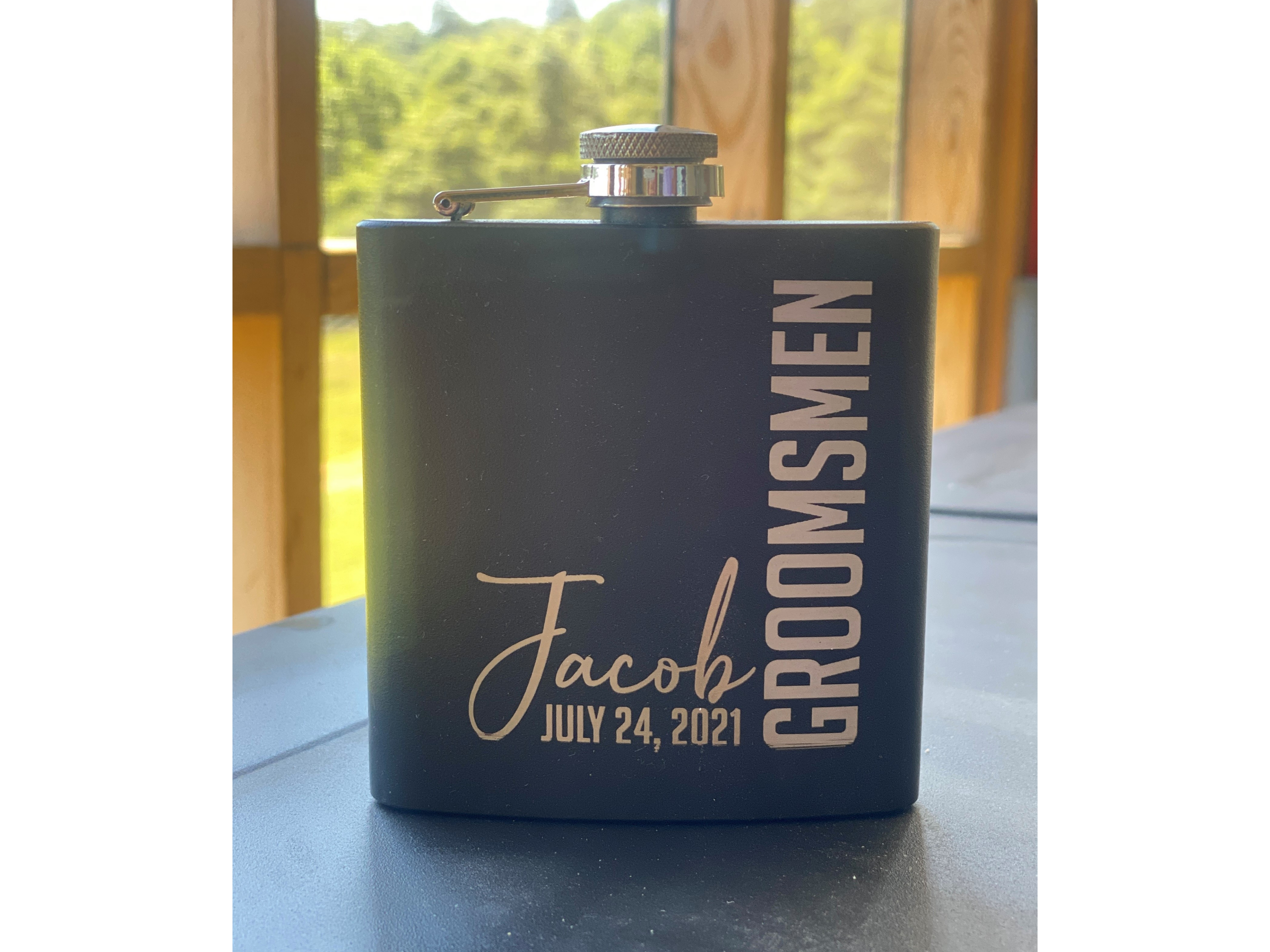 Bridal Party Engraved Flask