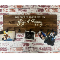 Grandparent Picture Display Sign