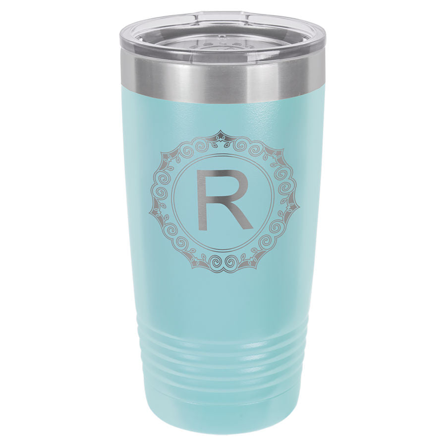Monogram 20 oz Tumbler (10 color options)