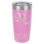 Monogram 20 oz Tumbler (10 color options)