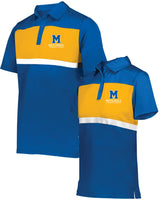 9 - Holloway Royal and Gold Polo (Mens and Womens Cut) - MCS Staff Apparel