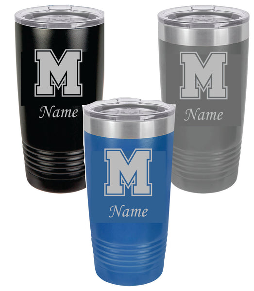 13 - 20 ounce stainless steel tumbler (3 colors to choose from) - MCS Staff Apparel