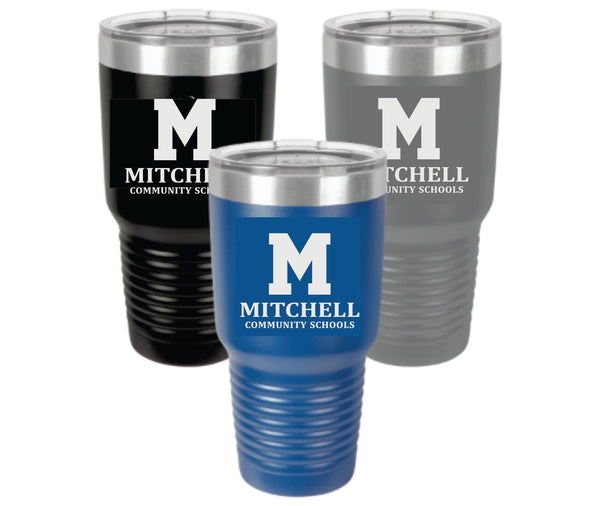14 - 30 ounce stainless steel tumbler (3 colors to choose from) - MCS Staff Apparel