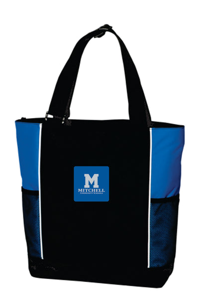 15 - Tote Bag with leather patch emblem - MCS Staff Apparel