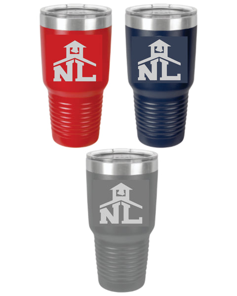 16 - 30 ounce stainless steel tumbler (3 colors to choose from) - NLCS Staff Store