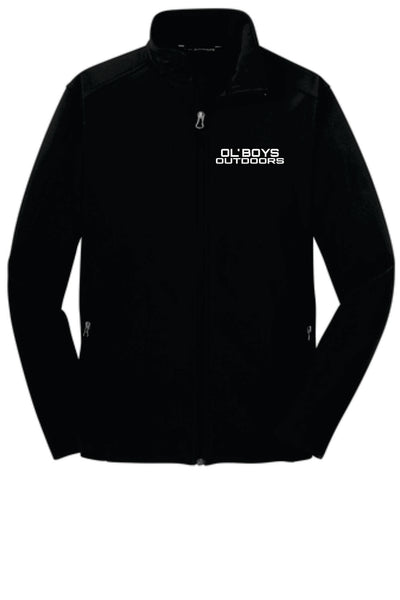 X - Black Soft Shell Jacket (ADULT SIZES ONLY) - Ol Boys 2022