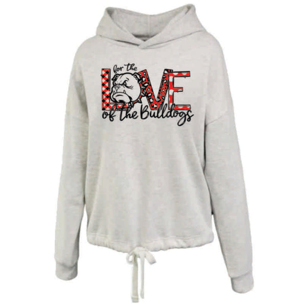 "For the Love" LADIES LIGTHWEIGHT HOODIE - Orleans ADULT SMALL AND ADULT LARGE ONLY