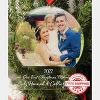 Snow Globe Picture Ornament