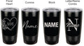 Personalized Name 20 oz Tumbler (10 color options)