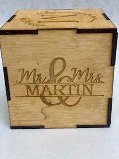 Wedding Day Wood Block